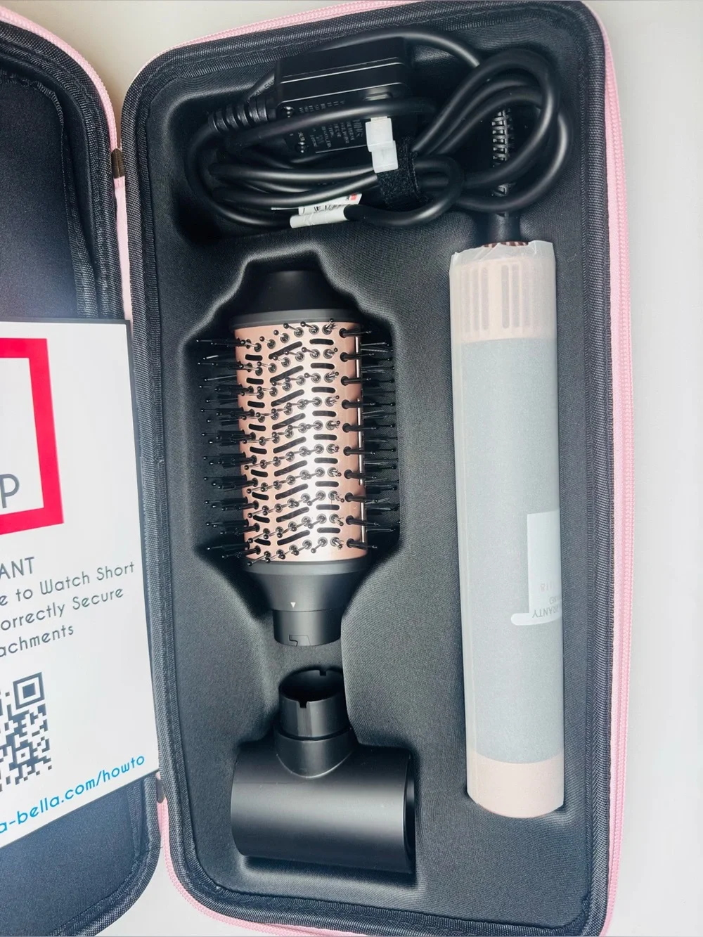 Ella Bella Air Styler 5-in-1 Hair Styling Tool Set w/ Case, Box & Attachments